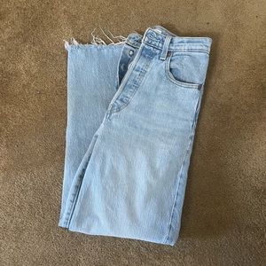 Levi’s ribcage straight jeans